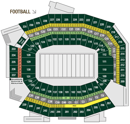 Philadelphia Eagles Stadium Seating Chart - NFL Eagles